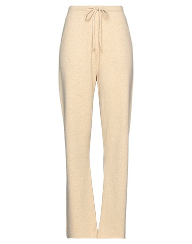 EXTREME CASHMERE Casual trouser Beige 88% Cashmere, 10% Nylon, 2% Elastane