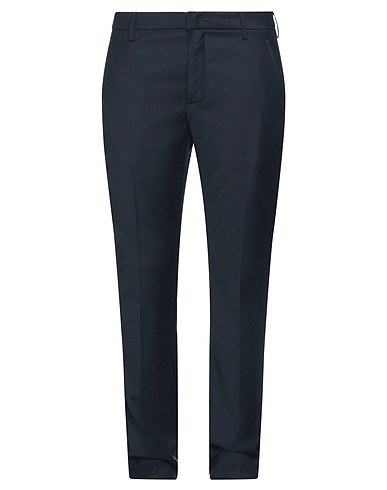 DONDUP Pantalone Blu notte 99% Lana Vergine, 1% Elastan