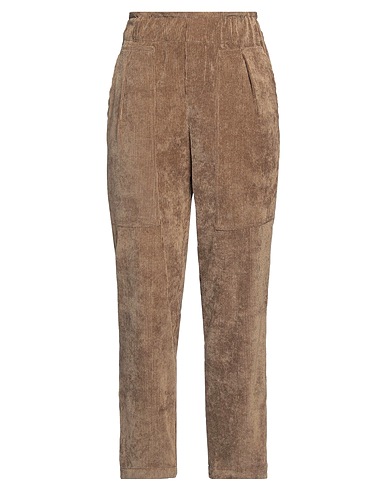 RUE DU BAC Casual pants Military green 85% Polyester, 12% Polyamide, 3% Elastane