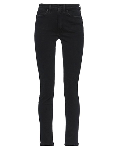DONDUP Denim trousers Black 78% Cotton, 18% Recycled polyethylene, 4% Elastane