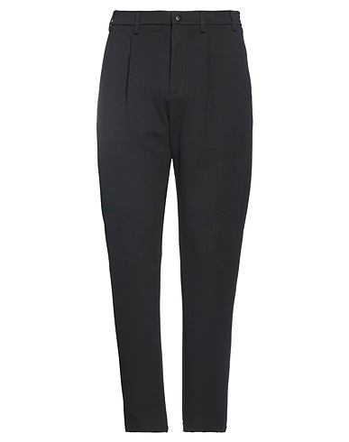 PEOPLE OF SHIBUYA Casual pants Black 67% Cotton, 29% Polyamide, 4% Elastane