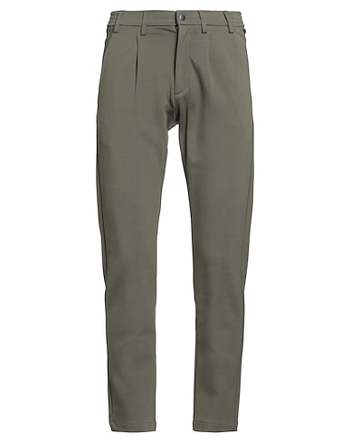 PEOPLE OF SHIBUYA Casual trouser Military green 67% Cotton, 29% Polyamide, 4% Elastane