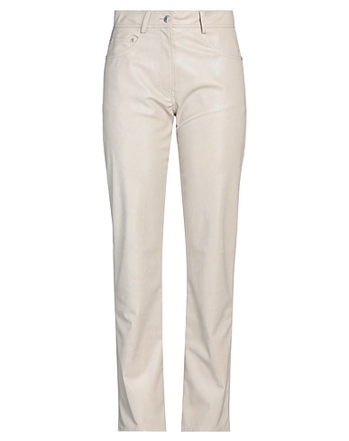 MSGM Casual trouser Beige 100% Polyester