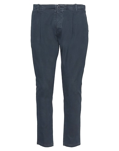 VICTOR COOL Casual trouser Blue 97% Cotton, 3% Elastane