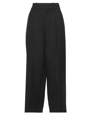 VALENTINO GARAVANI Casual trouser Black 99% Virgin Wool, 1% Silk