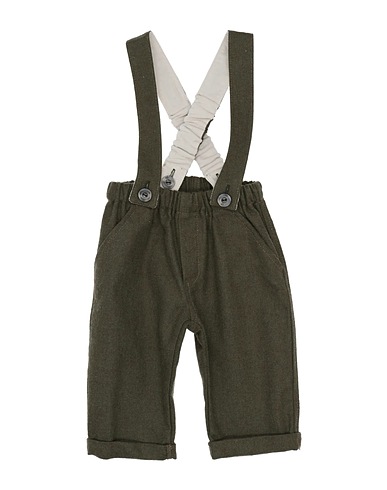 ALETTA Casual trouser Military green 98% Cotton, 2% Elastane