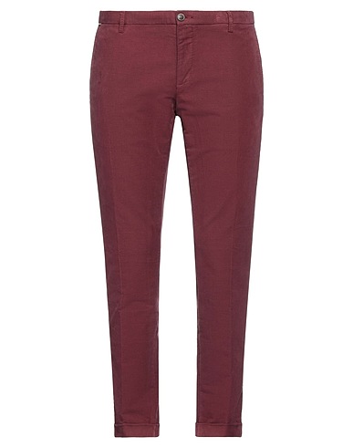 AT.P.CO Casual trouser Burgundy 98% Cotton, 2% Elastane