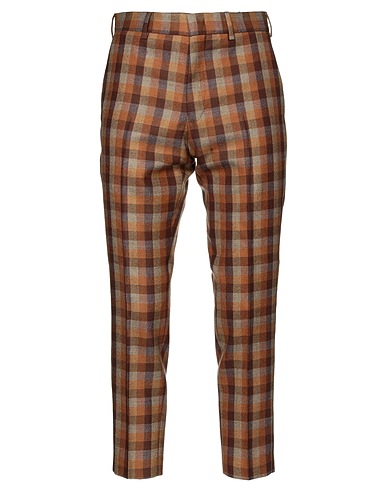 PT Torino Casual pants Brown 100% Virgin Wool