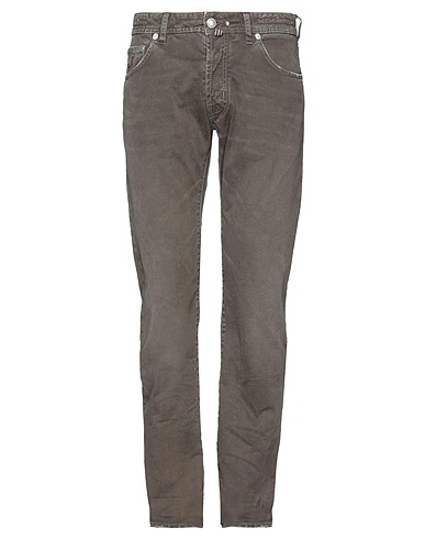 JACOB COHЁN Casual trouser Khaki 100% Cotton