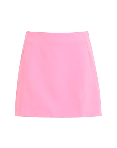 ONLY Mini skirt Pink 72% Polyester, 22% Viscose, 6% Elastane