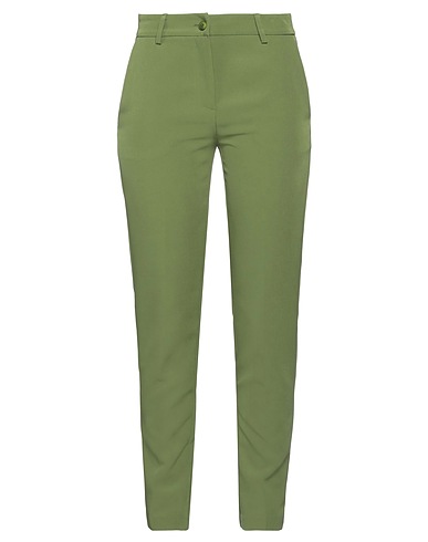 MOTEL Casual trouser Green 90% Polyester, 10% Elastane