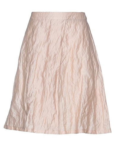 EMPORIO ARMANI Mini skirt Sand 76% Cotton, 13% Silk, 11% Metallic fiber