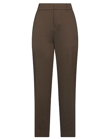 DONDUP Casual pants Military green 70% Viscose, 26% Polyamide, 4% Elastane