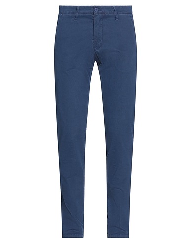 LIU •JO MAN Casual trouser Midnight blue 97% Cotton, 3% Elastane