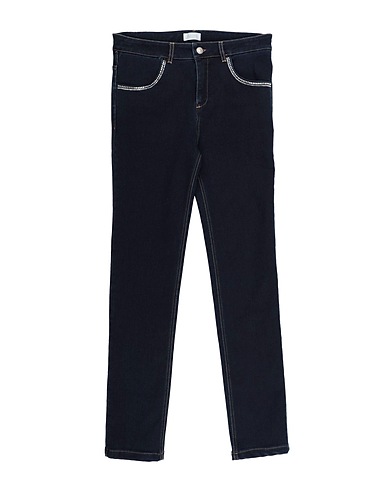 GAUDÌ Casual trouser Midnight blue 97% Cotton, 3% Elastane
