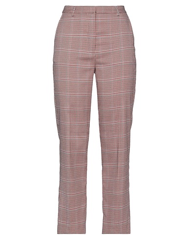 NICE THINGS by PALOMA S. Casual pants Brick 80% Polyester, 18% Viscose, 2% Elastane