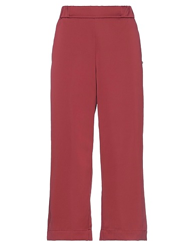 OTTOD'AME Casual trouser Brick red 100% Polyester