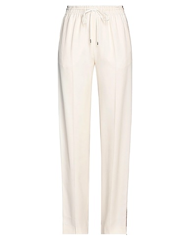 CHLOÉ Casual trouser Ivory 53% Acetate, 47% Viscose, Polyamide
