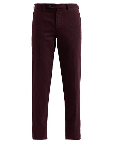 BRUNELLO CUCINELLI Casual trouser Plum 100% Cotton