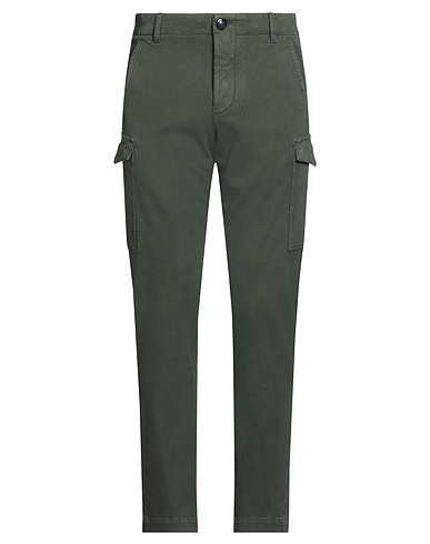 JACOB COHЁN Pantalone Verde militare 98% Cotone, 2% Elastan