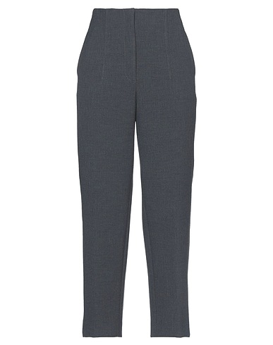 PESERICO Casual trouser Grey 64% Polyester, 27% Viscose, 6% Cotton, 3% Elastane