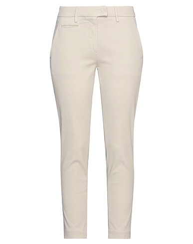 DONDUP Casual trouser Ivory 60% Cotton, 37% Lyocell, 3% Elastane