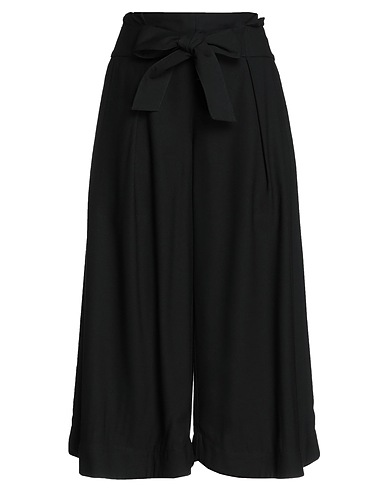 VINCE. Casual trouser Black 87% Viscose, 13% Polyamide