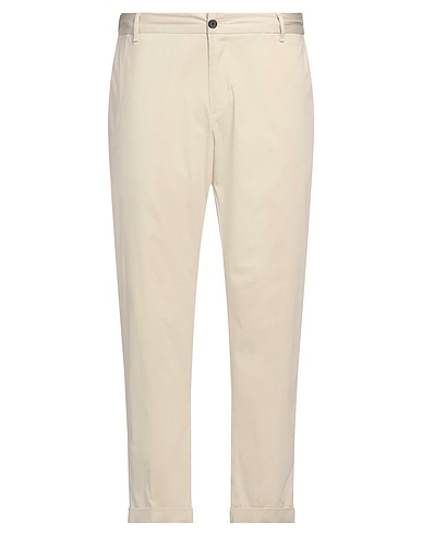 MYTHS Casual trouser Beige 65% Cotton, 29% Polyamide, 6% Elastane