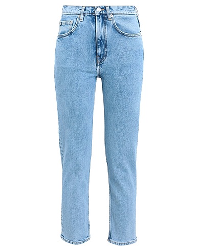 ARKET Denim trousers Blue 98% Cotton, 1% Elastane, 1% Elastomultiester