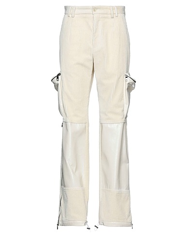 DOLCE&GABBANA Casual trouser Ivory 63% Cotton, 36% Polyester, 1% Elastane