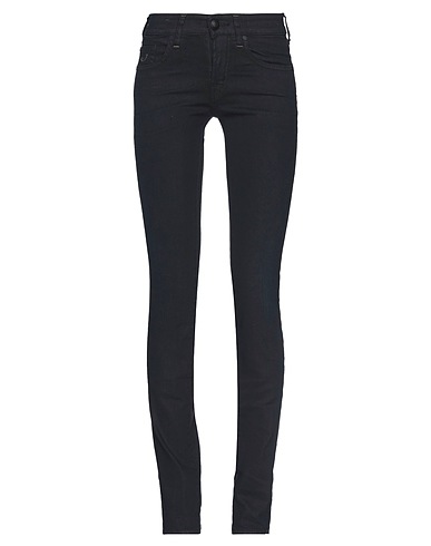 JACOB COHЁN Denim trousers Black 74% Cotton, 24% Polyamide, 2% Elastane