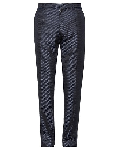 DOLCE&GABBANA Casual pants Midnight blue 98% Silk, 2% Polyester