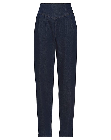 PATRIZIA PEPE Denim pants Blue 99% Cotton, 1% Elastane