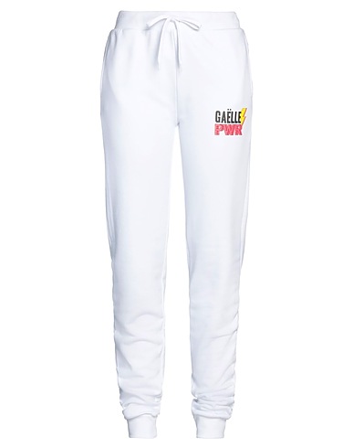 GAëLLE Paris Pantalon Blanc 100% Coton