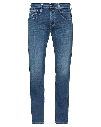 REPLAY Denim trousers Blue 78% Cotton, 18% Polyester, 4% Elastane