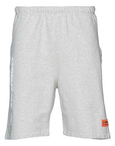 HERON PRESTON Shorts & Bermuda Grey 100% Cotton