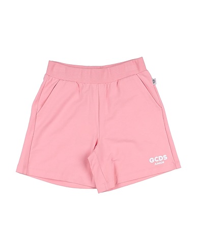 GCDS MINI Shorts & Bermuda Light pink 95% Cotton, 5% Elastane