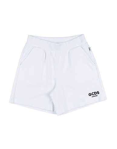 GCDS MINI Pantalone felpa Bianco 95% Cotone, 5% Elastan