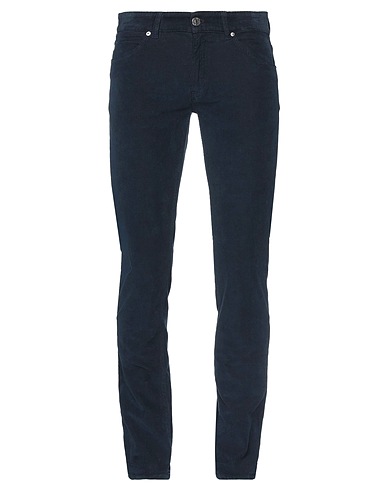 PT Torino Casual pants Midnight blue 98% Cotton, 2% Elastane
