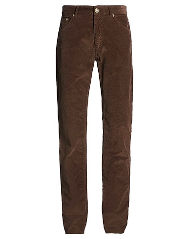 PT Torino Pantalon Chocolat 98% Coton, 2% Élasthanne