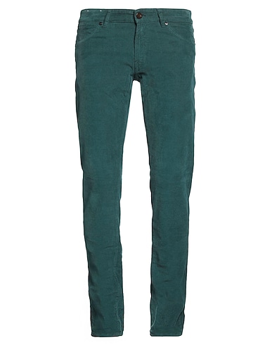 PT Torino Casual pants VERDE SMERALDO 98% Cotton, 2% Elastane