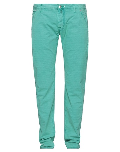 JACOB COHЁN Casual trouser Green 96% Cotton, 4% Elastane