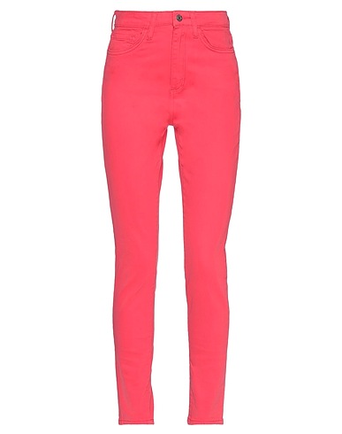 GUESS Casual pants Coral 97% Cotton, 3% Elastane
