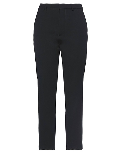 AMI ALEXANDRE MATTIUSSI Pantalone Nero 100% Lana Vergine