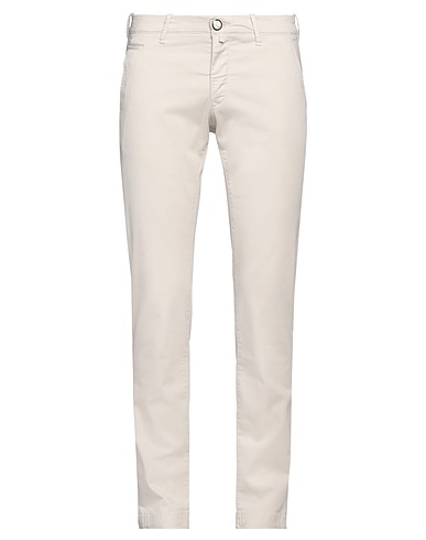 JACOB COHЁN Casual trouser Off white 70% Cotton, 28% Lyocell, 2% Elastane, Polyester
