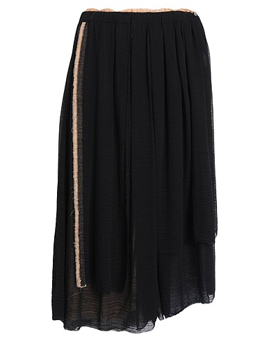 UN-NAMABLE Maxi Skirts Black 100% Virgin Wool