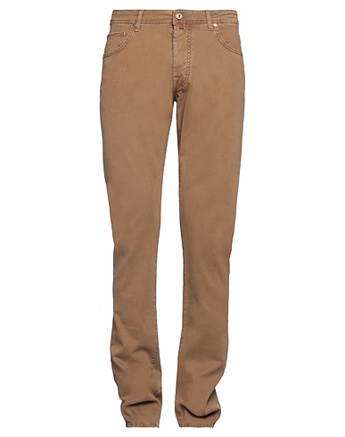 JACOB COHЁN 5-pocket Light brown 69% Modal, 28% Cotton, 3% Elastane