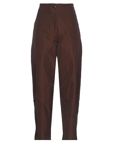 OTTOD'AME Casual trouser Dark brown 100% Polyester