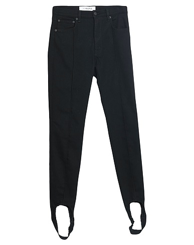 (+) PEOPLE Denim trousers Black 90% Cotton, 8% Elastomultiester, 2% Elastane