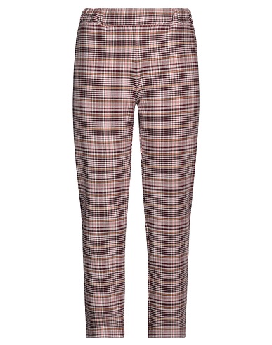 OTTOD'AME Casual pants BORDEAUX 85% Cotton, 12% Polyester, 3% Elastane